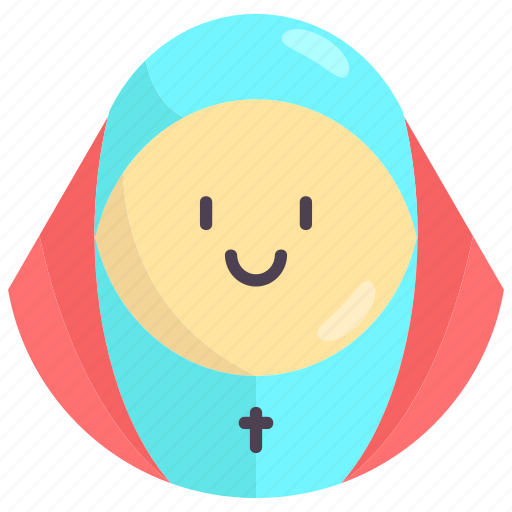 Catholic, female, religion, cultures, muslim, people, prayer icon - Download on Iconfinder