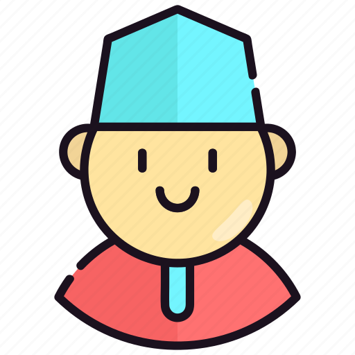 Islam, malay, male, religion, cultures, muslim, people icon - Download on Iconfinder