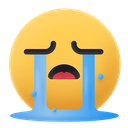 emoji, cry, crying, sad