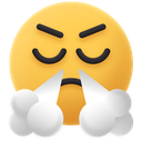 emoji, mad, unhappy, eye, closed