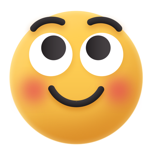 Emoji, blush, happy, smile, emoticon icon - Free download