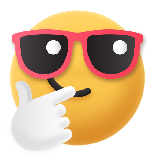 Emoji, cool, thinking icon - Free download on Iconfinder