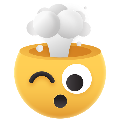 Emoji, exploding, head, wow icon - Free download