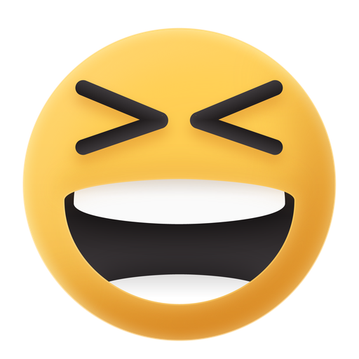 Emoji, laugh, funny, happy, lol, smile icon - Free download