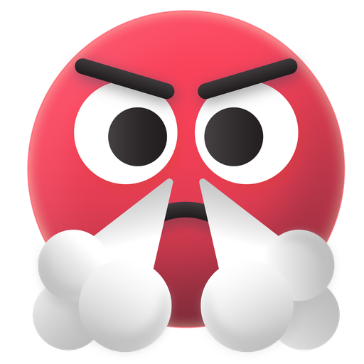 Emoji, mad, red, steaming icon - Free download on Iconfinder