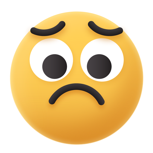 Emoji, sad, sadness, big, eyes icon - Free download