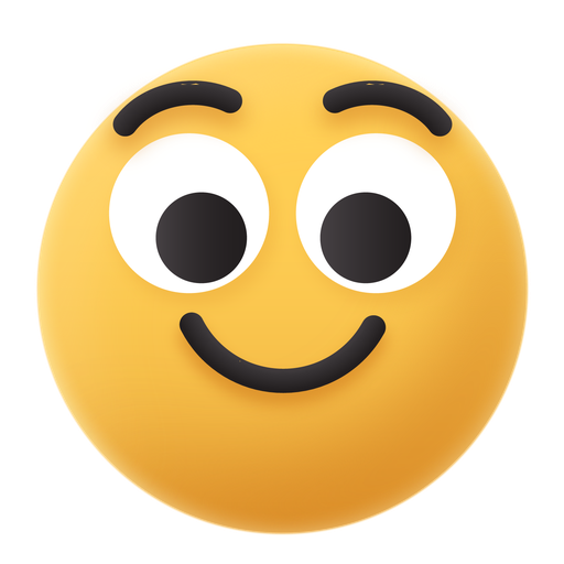 Emoji, smile, confident, happy icon - Free download