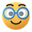 emoji, eyeglasses, smart 