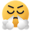 emoji, mad, unhappy, eye, closed 