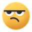 emoji, unhappy, frown 