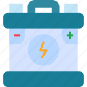 accumulator, battery, car, energy, power, electricity, generation, icon