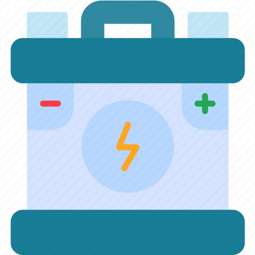 Accumulator, battery, car, energy, power, electricity, generation icon - Download on Iconfinder