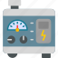 generator, electric, electricity, energy, technology, icon 