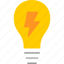 light, bulb, creative, idea, icon
