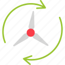 renewable, energy, wind, power, turbine, alternative, sustainability, icon