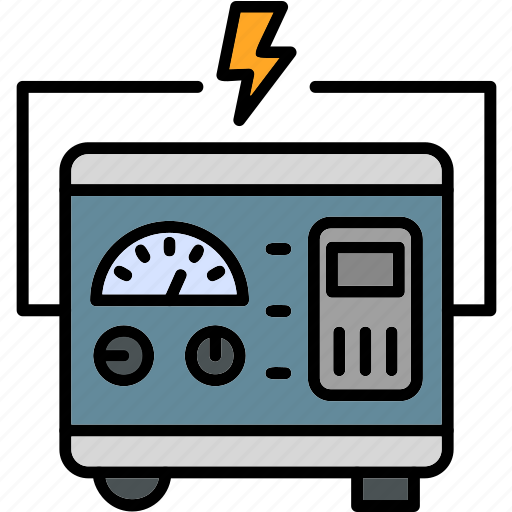 Generator, electricity, electric, electrical, energy, icon icon - Download on Iconfinder