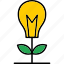 light, bulb, eco, ecological, ecology, led, lightbulb, icon 