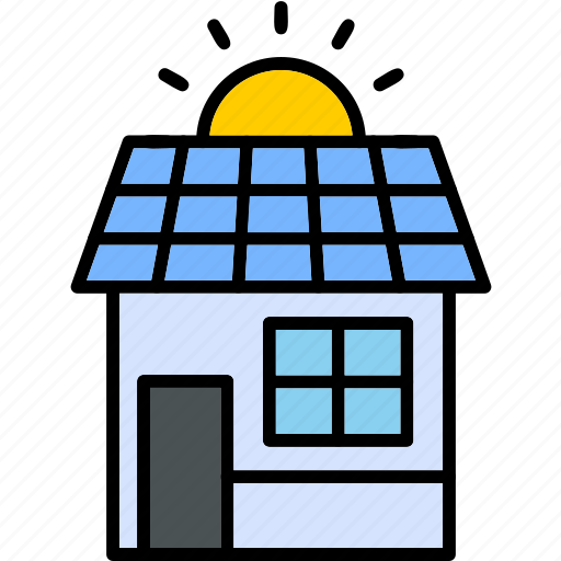 Solar, house, cell, ecology, energy, power, sun icon - Download on Iconfinder