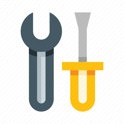 Tools, wrench, tool, repair, equipment, screwdriver, construction icon - Download on Iconfinder
