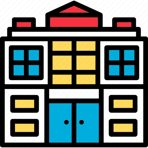 Accommodation, building, condominium, lodge, residence icon - Download on Iconfinder