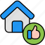 choice, house, home, building, thumbs, up, architecture, property 