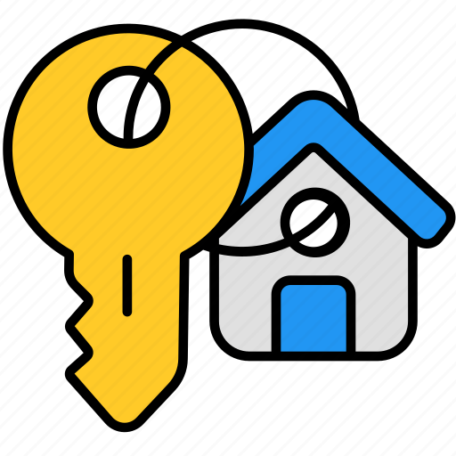 Door, key, keys, passkey, rent, home, house icon - Download on Iconfinder