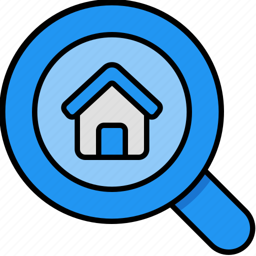 Search, real, estate, house, home, searching, find icon - Download on Iconfinder