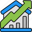 statistics, graph, increase, real, estate, house, home, property 