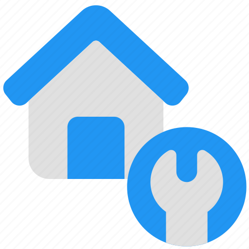 House, repair, building, home, wrench, property icon - Download on Iconfinder
