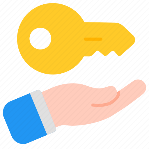 Owner, key, hand, house, home, property, client icon - Download on Iconfinder