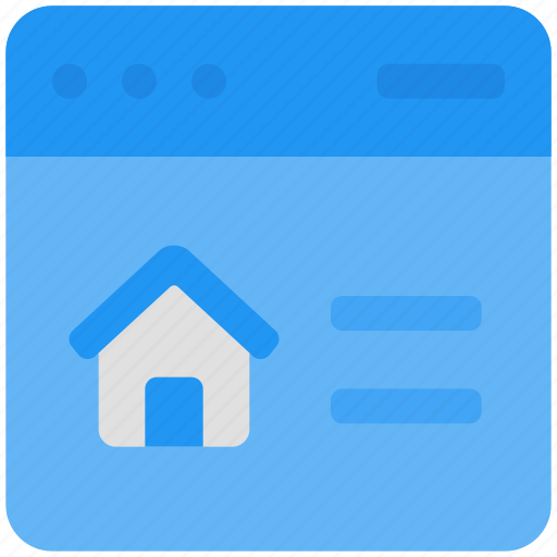 Web, website, online, real, estate, house, home icon - Download on Iconfinder