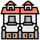 duplex, house, modern, property, residence