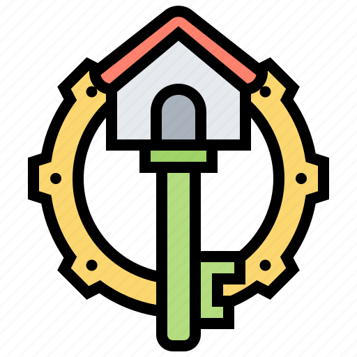 Estate, key, maintenance, management, property icon - Download on Iconfinder