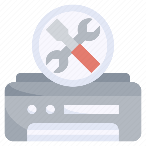 Printer, maintenance, service, repair, tool icon - Download on Iconfinder