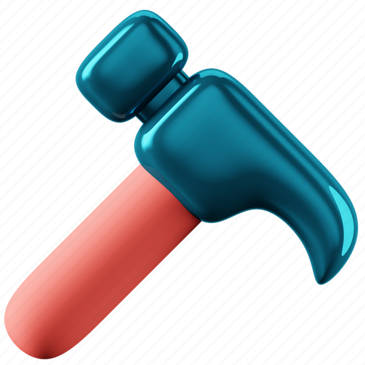 Hammer, tool, construction, repair, equipment, law, justice 3D illustration - Download on Iconfinder