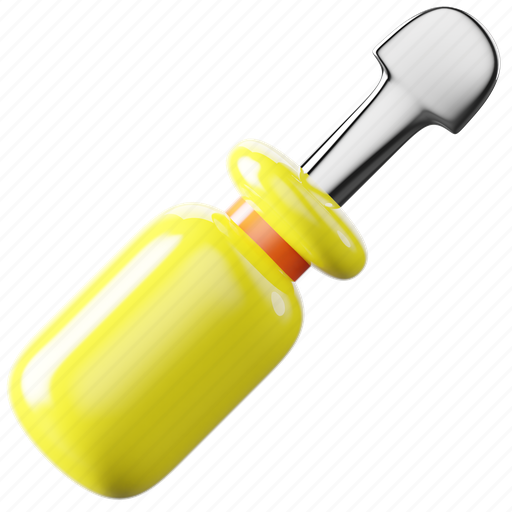 Screwdriver, repair, tool, equipment, construction, wrench, tools 3D illustration - Download on Iconfinder
