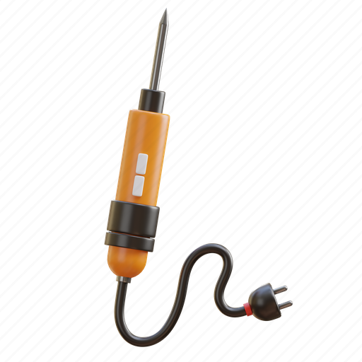 Soldering, electrican, electronic, tools, work, working, repair 3D illustration - Download on Iconfinder