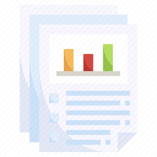 Stats, data, report, progress, document, file icon - Download on Iconfinder
