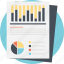business report, finance graph, report and pie chart, statistical data, stats chart 