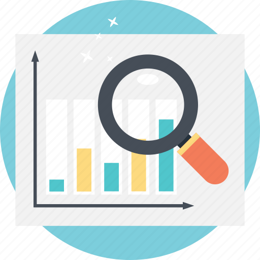 Bar chart analysis, financial graph analysis, growth analysis, profit symbol, statistic report icon - Download on Iconfinder