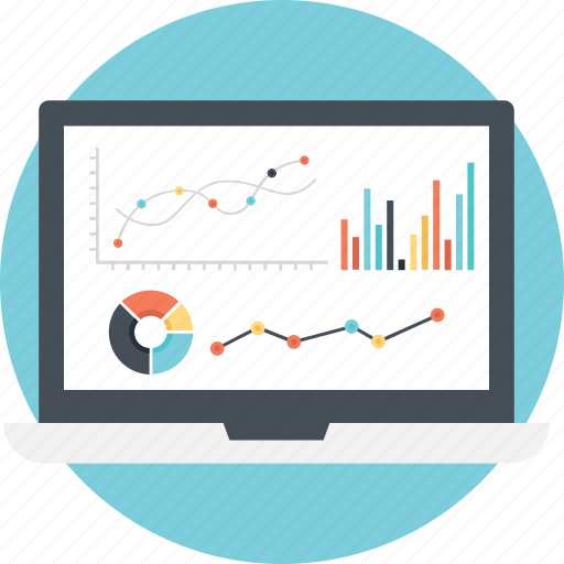 Dashboard, data analytics, graphs and charts, online business reports, web analysis icon - Download on Iconfinder
