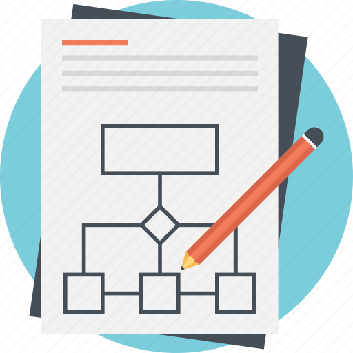 Business graphics, business process diagram, flowchart, hierarchical structure, organizational chart icon - Download on Iconfinder