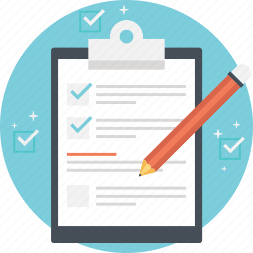 Customer survey, evaluation form, feedback, qc survey, service checklist icon - Download on Iconfinder