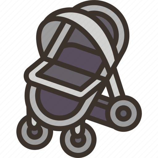 Stroller, carriage, baby, seat, transportation icon - Download on Iconfinder