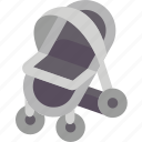 stroller, carriage, baby, seat, transportation