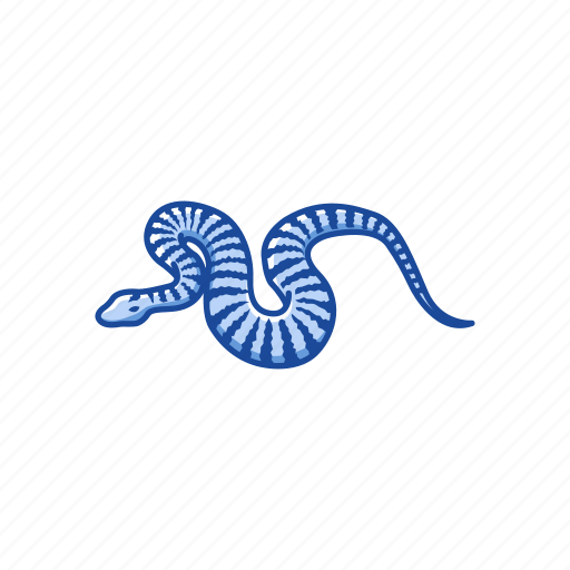 Animal, death adder snake, elapid snake, reptile, serpent, snake icon - Download on Iconfinder