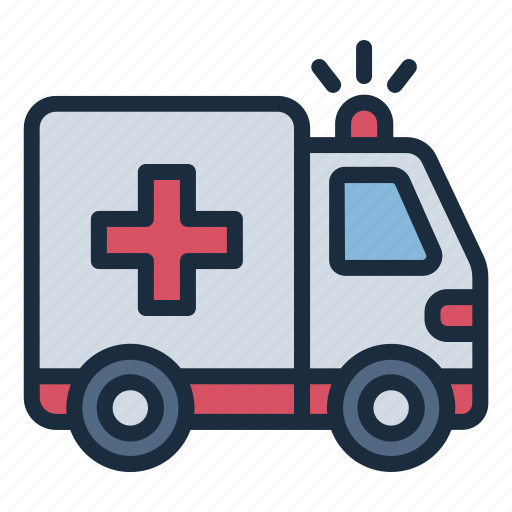 Ambulance, vehicle, transportation, medical, healthcare, health, security icon - Download on Iconfinder