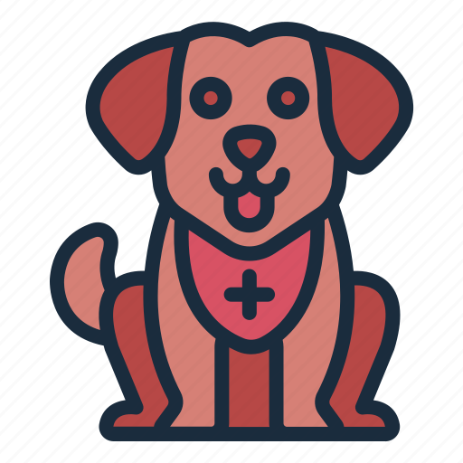 Dog, animal, search, rescue, profession, puppy, security icon - Download on Iconfinder