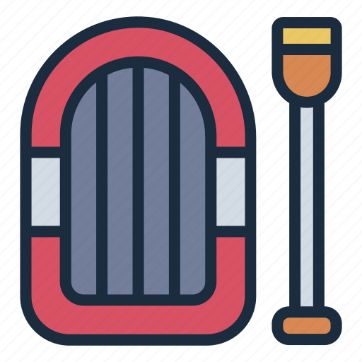 Lifeboat, boat, inflatable, dinghy, transportation, security, rescue icon - Download on Iconfinder