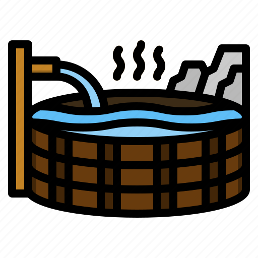 Hot, onsen, pool, spa, wellness icon - Download on Iconfinder